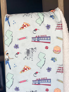 New Jersey Plush Throw Blanket 60x80 - Little Hometown