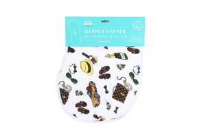 Baby Burp Cloth & Bib Combo: Dapper Napper - Little Hometown
