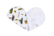 Load image into Gallery viewer, Baby Burp Cloth &amp; Bib Combo: Los Angeles Baby - Little Hometown
