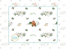 Load image into Gallery viewer, Baby Burp Cloth &amp; Bib Combo: North Carolina (Floral) - Little Hometown
