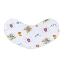Load image into Gallery viewer, Baby Burp Cloth and Wraparound Bib: Pennsylvania Baby - Little Hometown
