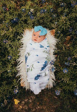 Load image into Gallery viewer, Bluebonnets Baby Muslin Swaddle Blanket - Little Hometown
