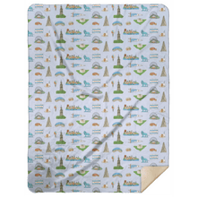 Load image into Gallery viewer, Chicago Plush Throw Blanket 60x80 - Little Hometown
