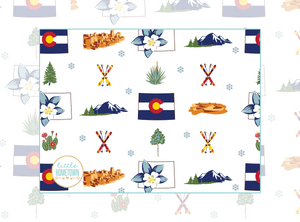 Colorado Plush Throw Blanket 60x80 - Little Hometown