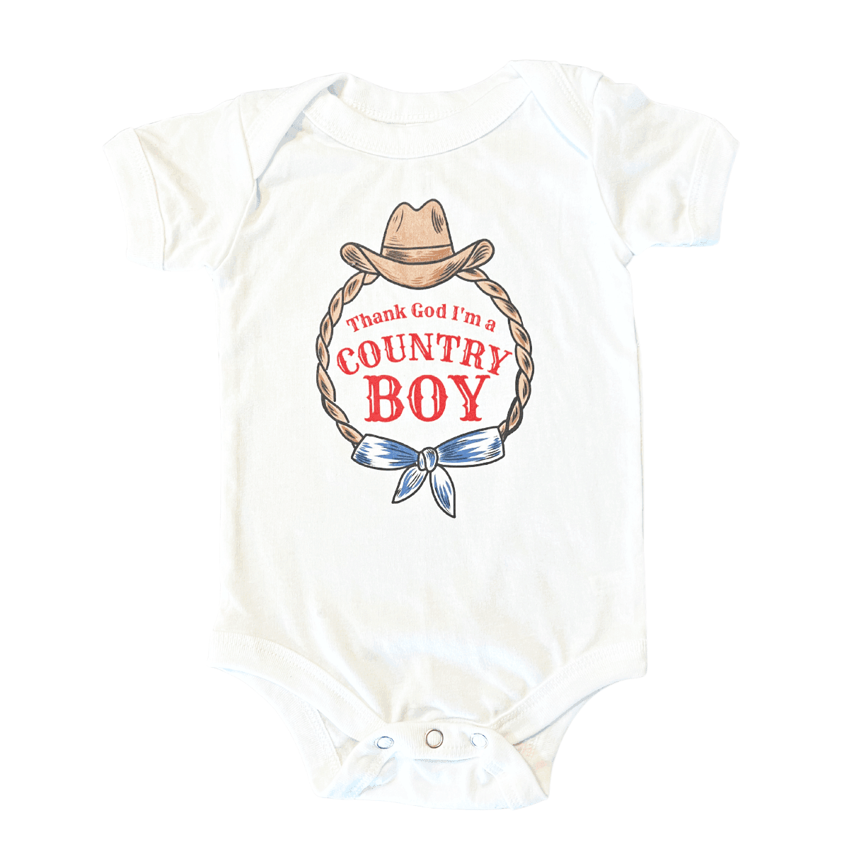Country Boy Onesie: Unique Adorable Baby Shower Gift – Little