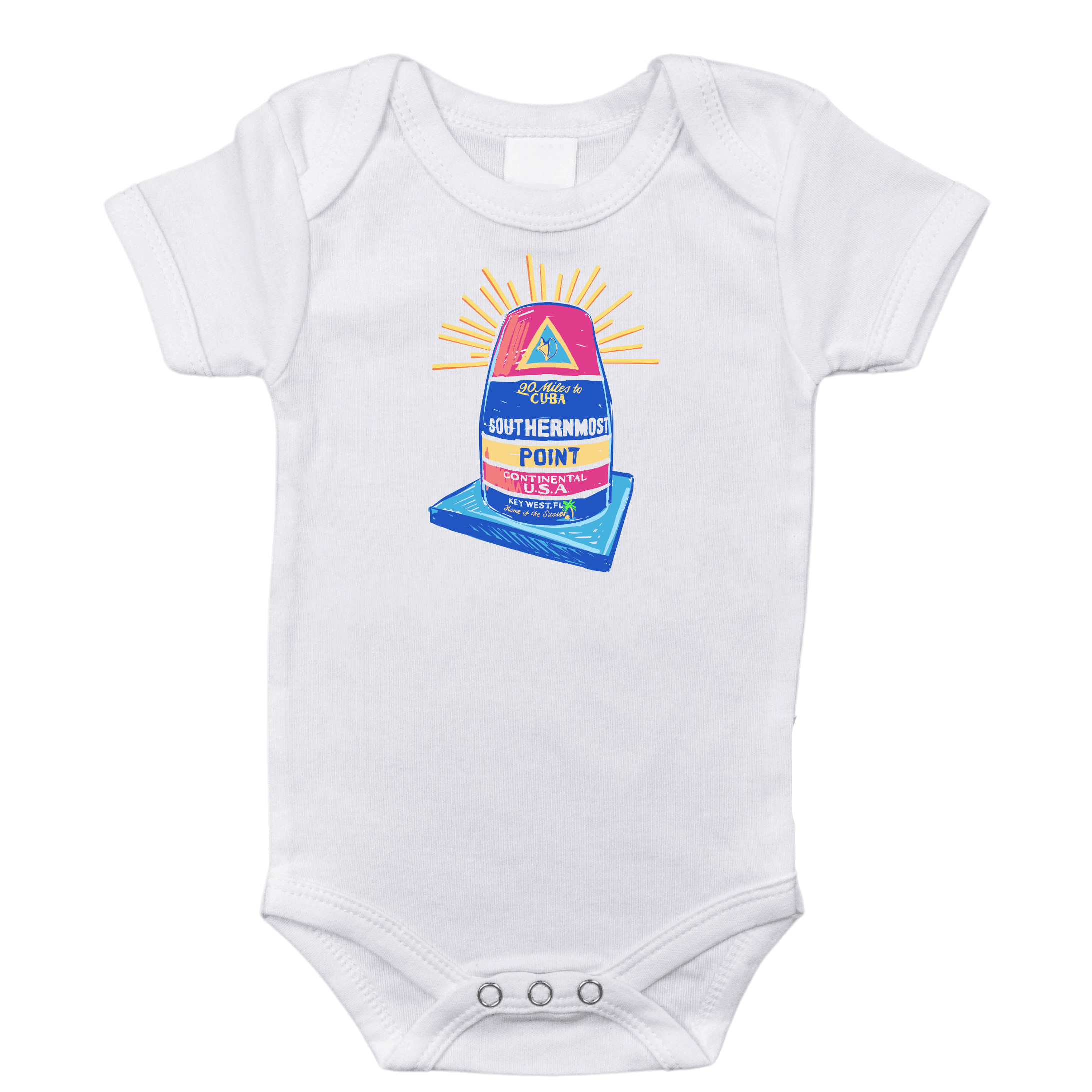 Florida Key West Baby Onesie: Adorable Newborn Gift – Little Hometown