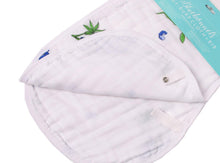 Load image into Gallery viewer, Gift Set: Bluebonnets Baby Muslin Swaddle Blanket and Burp Cloth/Bib Combo - Little Hometown
