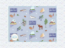 Load image into Gallery viewer, Maine Plush Throw Blanket 60x80 - Little Hometown
