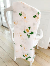 Load image into Gallery viewer, Southern Magnolia Baby Muslin Swaddle Receiving Blanket - Little Hometown
