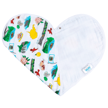 Load image into Gallery viewer, Baby Burp Cloth &amp; Bib Combo: West Virginia - Little Hometown
