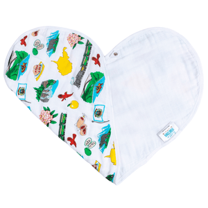 Baby Burp Cloth & Bib Combo: West Virginia - Little Hometown