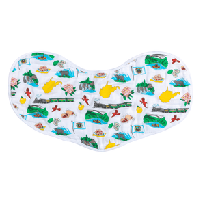 Baby Burp Cloth & Bib Combo: West Virginia - Little Hometown