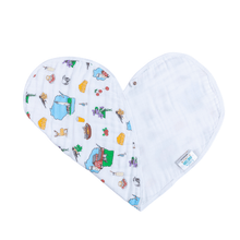 Load image into Gallery viewer, Baby Burp Cloth &amp; Bib Combo: Wisconsin - Little Hometown
