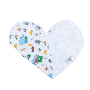 Baby Burp Cloth & Bib Combo: Wisconsin - Little Hometown