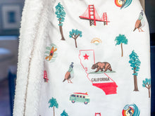 Load image into Gallery viewer, California Plush Throw Blanket 60x80 - Little Hometown
