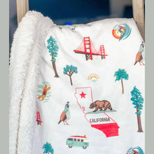 Load image into Gallery viewer, California Plush Throw Blanket 60x80 - Little Hometown
