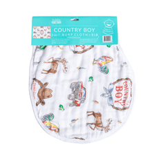 Load image into Gallery viewer, Country Boy 2 in 1 Burp Cloth and Bib Combo - Little Hometown
