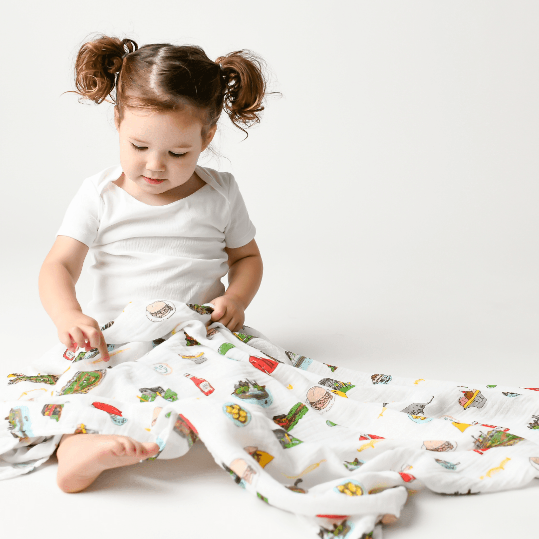 Muslin Swaddle Baby Blanket Pittsburgh Little Hometown
