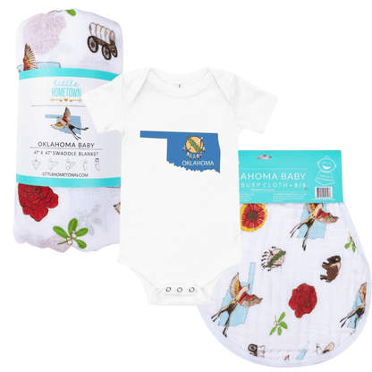 Oklahoma State Baby Gift Bundle - Little Hometown