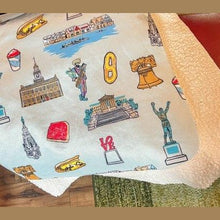 Load image into Gallery viewer, Philadelphia Plush Throw Blanket 60x80 - Little Hometown
