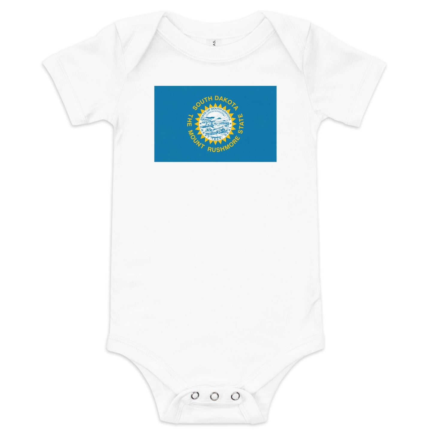 South Dakota Flag Baby Onesie - Little Hometown