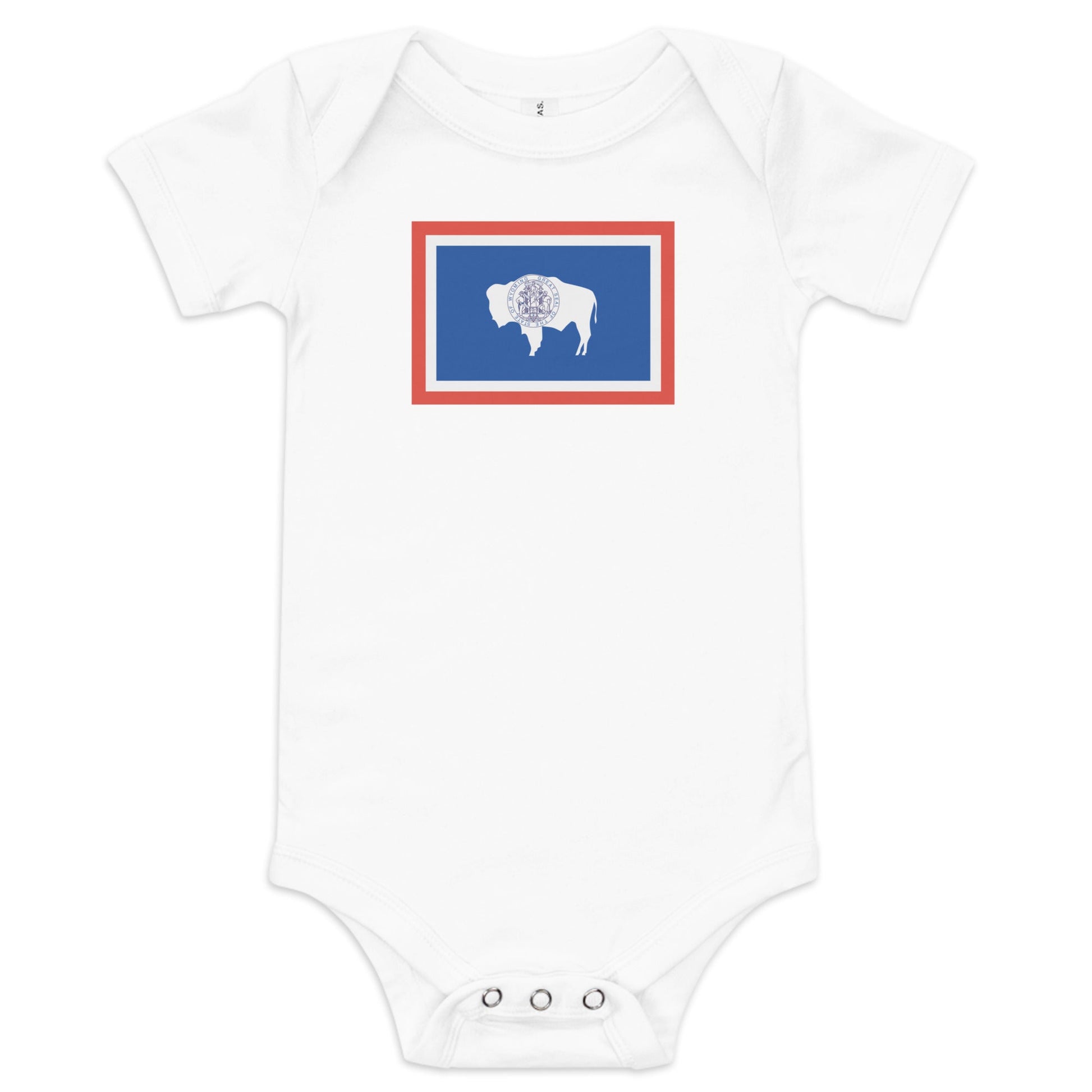 Wyoming Flag Baby Onesie - Little Hometown