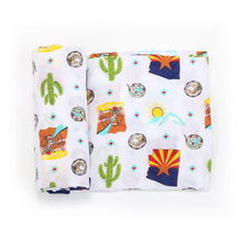 Load image into Gallery viewer, Arizona Baby Muslin Swaddle Blanket - Little Hometown
