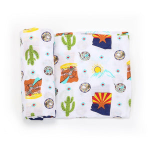 Arizona Baby Muslin Swaddle Blanket - Little Hometown