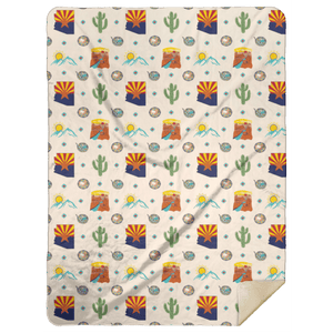 Arizona Plush Throw Blanket 60x80 - Little Hometown