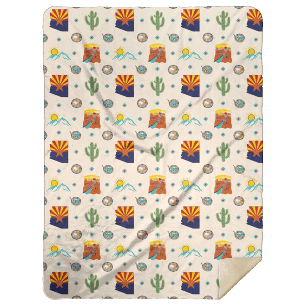 Arizona Plush Throw Blanket 60x80 - Little Hometown