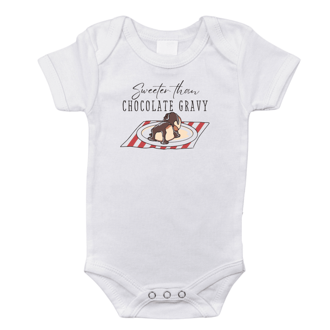 White baby onesie with 