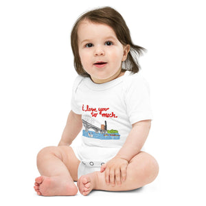 Austin City I Love You So Much Baby Onesie One Piece - Little Hometown