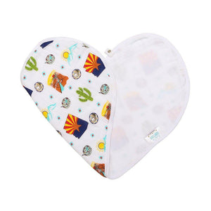 Baby Burp Cloth & Bib Combo: Arizona - Little Hometown