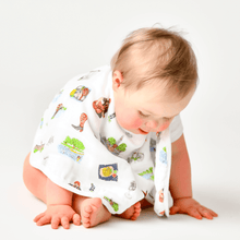 Load image into Gallery viewer, Baby Burp Cloth &amp; Bib Combo: Austin - Little Hometown
