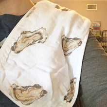 Load image into Gallery viewer, Baby Burp Cloth &amp; Bib Combo: Aw Shucks! Oyster - Little Hometown
