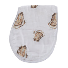 Load image into Gallery viewer, Baby Burp Cloth &amp; Bib Combo: Aw Shucks! Oyster - Little Hometown
