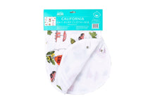 Load image into Gallery viewer, Baby Burp Cloth &amp; Bib Combo: California Girl - Little Hometown
