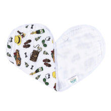 Load image into Gallery viewer, Baby Burp Cloth &amp; Bib Combo: Dapper Napper - Little Hometown
