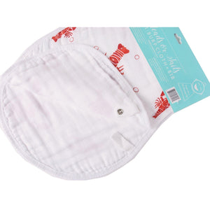 Baby Burp Cloth & Bib Combo Heads Tails Crawfish Lobster - Little Hometown