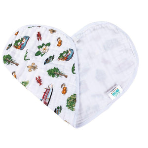 Baby Burp Cloth & Bib Combo: Louisiana Baby - Little Hometown