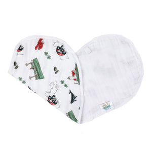 Baby Burp Cloth & Bib Combo: Massachusetts Baby - Little Hometown