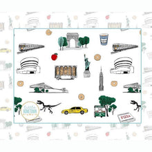 Load image into Gallery viewer, Baby Burp Cloth &amp; Bib Combo: New York City Baby - Little Hometown
