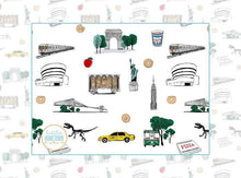 Load image into Gallery viewer, Baby Burp Cloth &amp; Bib Combo: New York City Baby - Little Hometown
