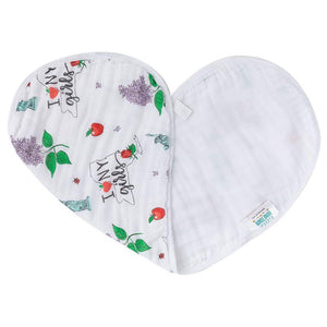 Baby Burp Cloth & Bib Combo: New York Girl - Little Hometown