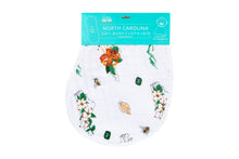 Load image into Gallery viewer, Baby Burp Cloth &amp; Bib Combo: North Carolina (Floral) - Little Hometown
