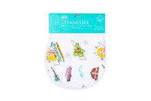 Load image into Gallery viewer, Baby Burp Cloth &amp; Bib Combo: Tennessee Baby (Floral) - Little Hometown
