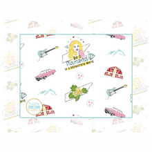 Load image into Gallery viewer, Baby Burp Cloth &amp; Bib Combo: Tennessee Baby (Floral) - Little Hometown
