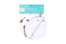 Load image into Gallery viewer, Baby Burp Cloth &amp; Bib Combo: Tennessee Baby - Little Hometown
