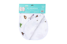 Load image into Gallery viewer, Baby Burp Cloth and Wraparound Bib (Alabama Floral) - Little Hometown
