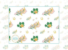 Load image into Gallery viewer, Baby Burp Cloth and Wraparound Bib (Kentucky Floral) - Little Hometown

